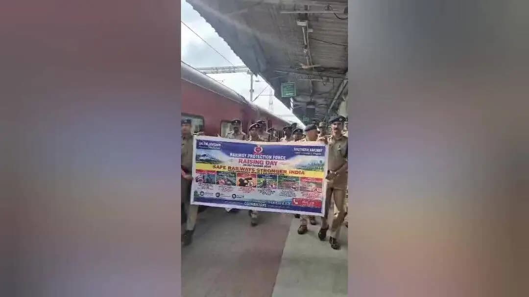 மதுக்கரை: “RPF Raising Day 2026: கோவை முழுவதும் பாதுகாப்பு விழிப்புணர்வு… ரயில் பயணிகளுக்கு முக்கிய எச்சரிக்கை!