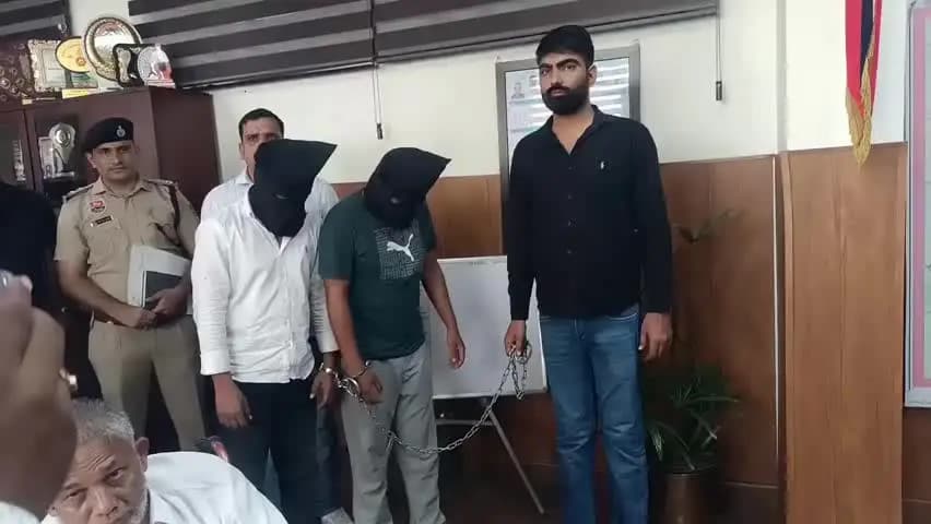 नूह: नूंह की तावडू सीआईए ने 2.125 किलो हेरोइन के साथ दो तस्करों को किया गिरफ्तार