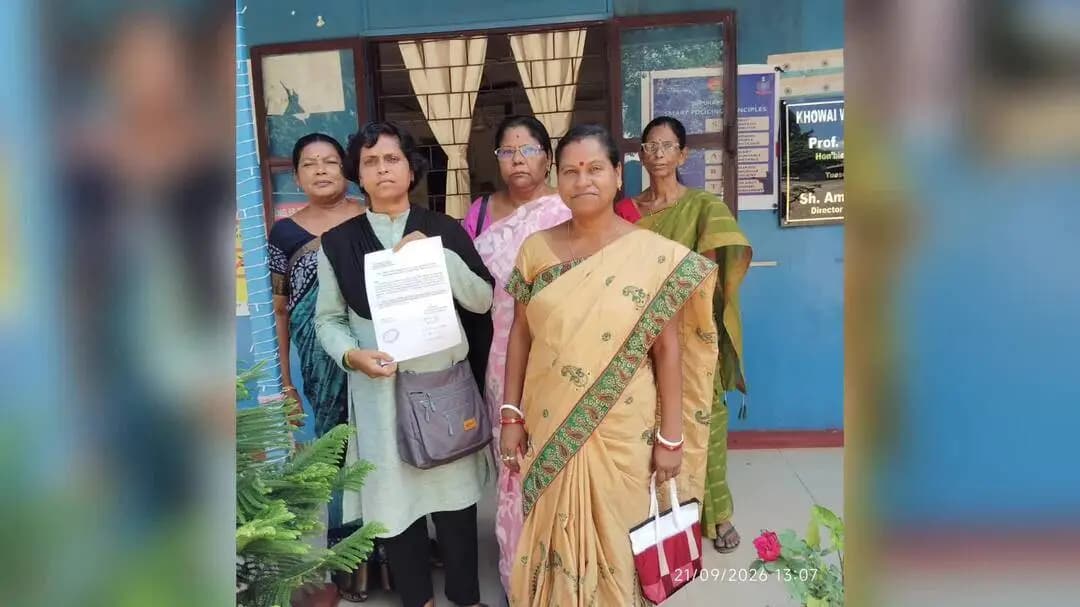 খোয়াই: শিশুকন্যা ধর্ষণের ঘটনার অভিযোগের সুষ্ঠু তদন্তের দাবী নারী সমিতির: খোয়াইয়ে পুলিশের কাছে ডেপুটেশন সংগঠনের