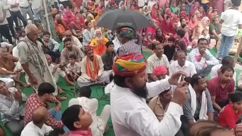 बूंदी: अलगोजा की धुन और ढोलक की थाप के बीच तेजाजी ने कटवाई दस्सिया