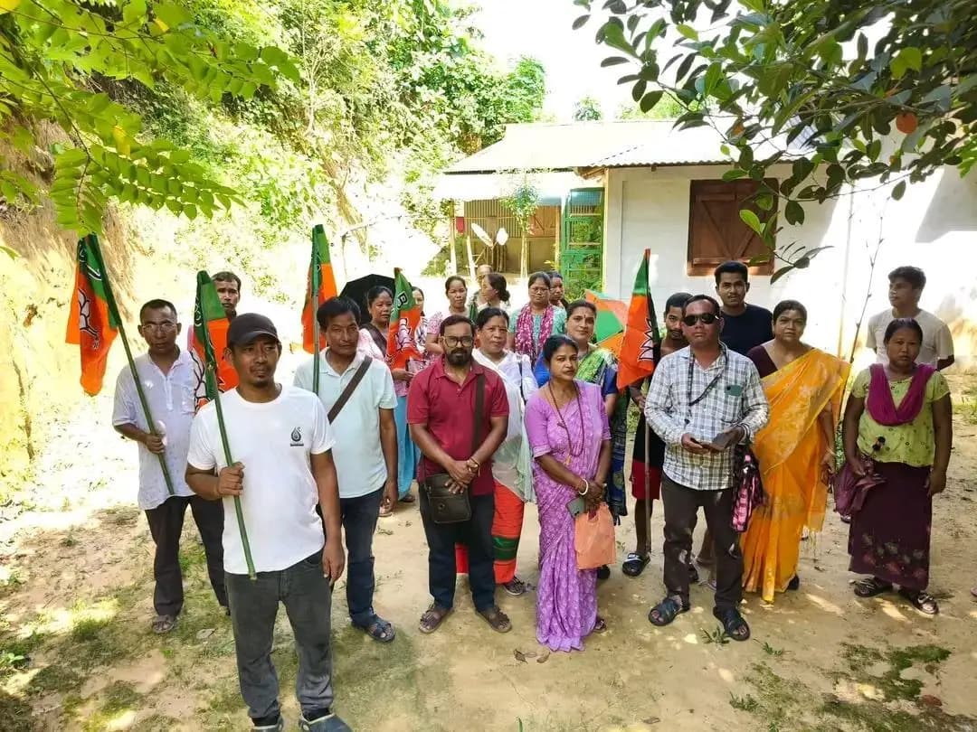 খোয়াই: তেলিয়ামুড়ায় বিজেপির জনসংযোগ কর্মসূচি সম্পন্ন