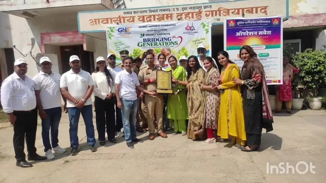 गाज़ियाबाद: दुहाई स्थित आवासीय वृद्धाश्रम में ब्रिजिंग जेनरेशन्स कार्यक्रम का आयोजन, उद्देश्य पीढ़ीगत दूरी को कम करना