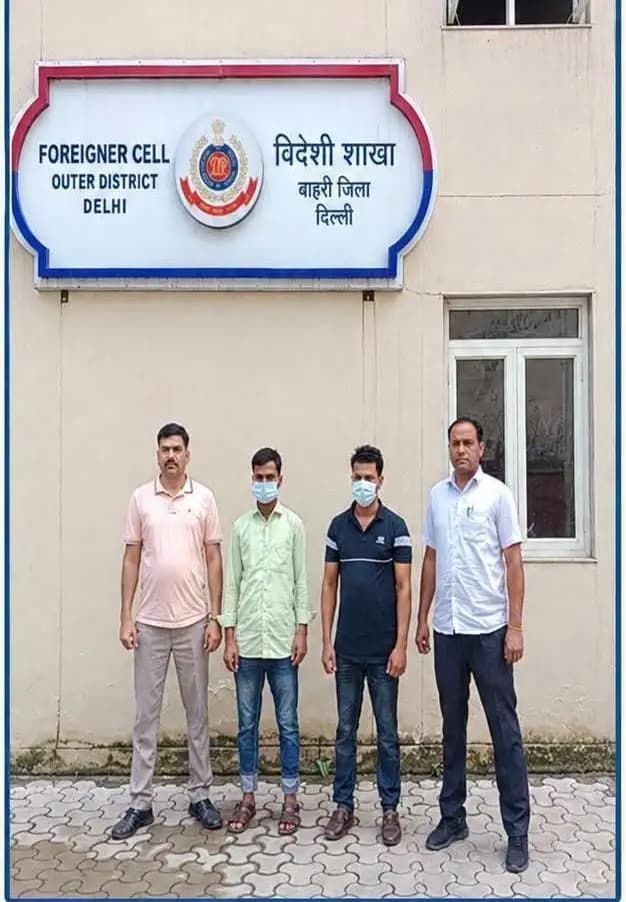रोहिणी: बाहरी जिला की फॉरेनर्स सेल ने 2 बांग्लादेशी नागरिकों को ग्रीस वीजा के प्रयास में पकड़ा