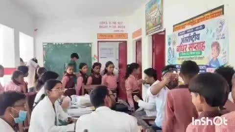 टांडा: पेठिया प्राथमिक विद्यालय में सेवा संकल्प अभियान के तहत 238 बच्चों की ईएनटी जांच, 44 में मिली कान संबंधी समस्या