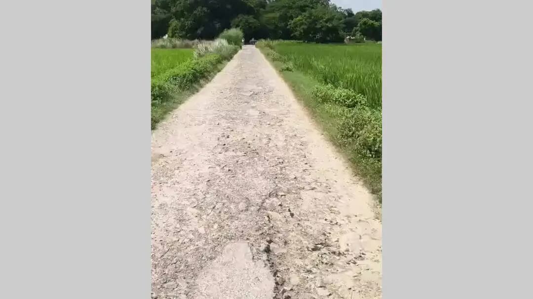 बीकापुर: पछियाने की पक्की सड़क जर्जर, लोगों को आने-जाने में हो रही परेशानी