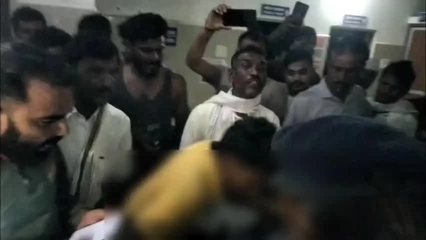 दमोह: हिंडोरिया में जुआ कार्रवाई के बाद अधेड़ की मौत, परिजनों का पुलिस पर मारपीट का आरोप; एसपी मौके पर, 9 लाइन अटैच