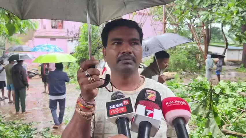 କୋରାପୁଟ: କୋରାପୁଟ ବୃନ୍ଦାବନ କଲୋନୀରେ ଗଛ ପଡ଼ି କାର ଚୁରମାର, ପ୍ରତିକ୍ରିୟା ରଖିଛନ୍ତି ସ୍ଥାନୀୟ ବାସିନ୍ଦା