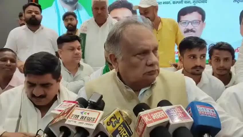 मुरादाबाद: 2027 विधानसभा चुनाव की तैयारी में जुटा रालोद, 304 सीटों पर चुनावी तैयारी का दावा तिलोक त्यागी ने किया