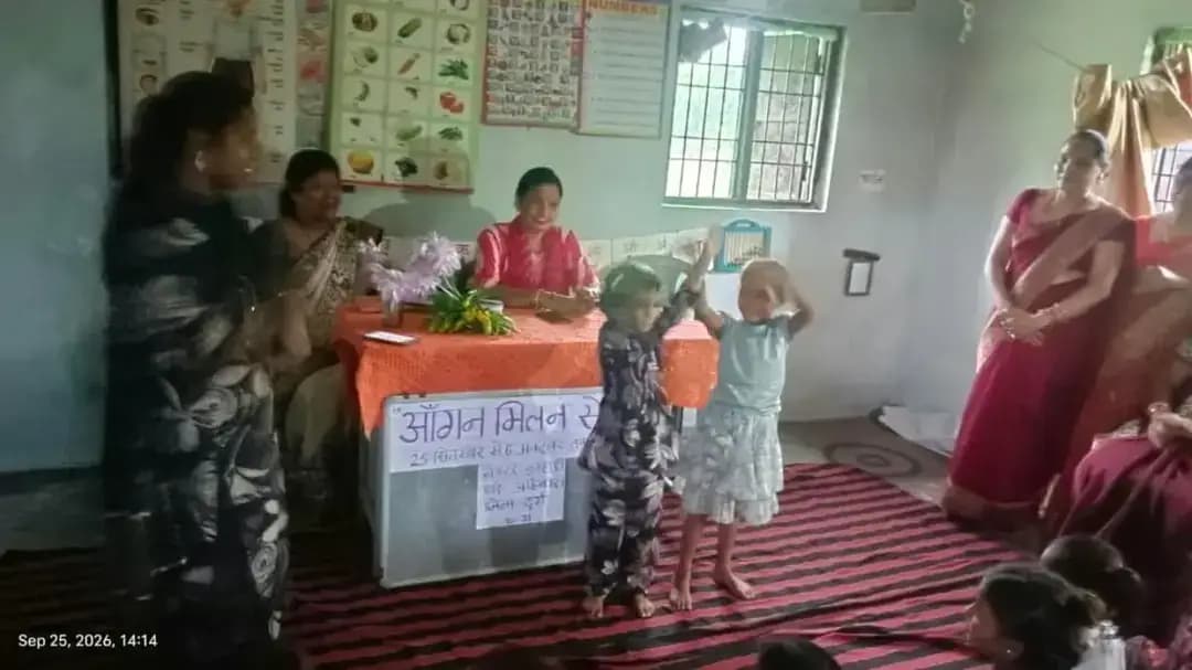 सेवा संकल्प अभियान के तहत आंगन मिलन कार्यक्रम के अंतर्गत कुम्हारी के वार्ड क्रमांक 1 2 3 में आंगन मिलन का कार्यक्रम आयोजित किया गया|
#सेवा_संकल्प_अभियान
#sewaSankalpabhiya
#aanganmilanseva #सेवा_से_राष्ट्र_निर्माण