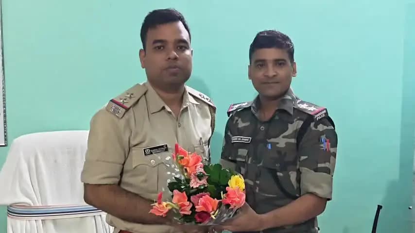 किस्को: किस्को और बगड़ू में नए थाना प्रभारियों ने संभाली कमान, वारिश हुसैन ने मानस कुमार साधु से लिया किस्को का प्रभार, अविनाश र