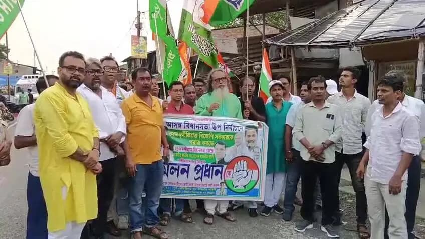 নন্দকুমার: নন্দীগ্রামে মিলন প্রধানের সমর্থনে কংগ্রেসের ভোট প্রচার শুরু