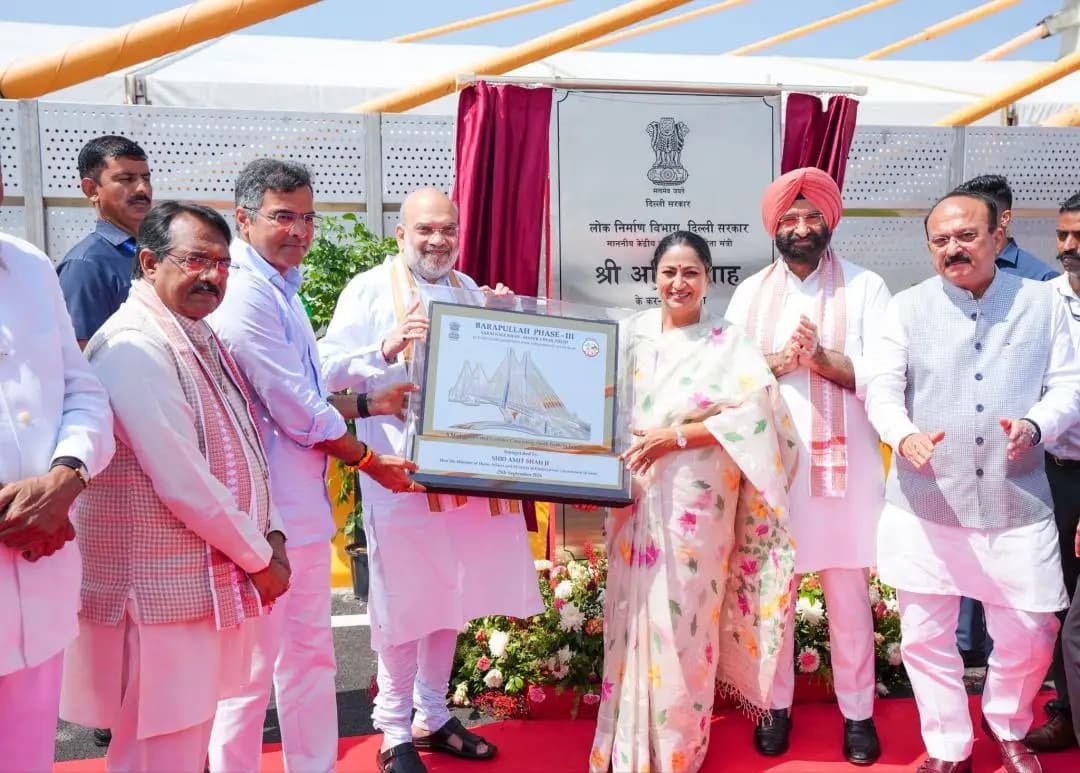 रोहिणी: अमित शाह ने दिल्ली में ₹1,941 करोड़ की प्रमुख ढांचागत परियोजनाओं का उद्घाटन और शिलान्यास किया