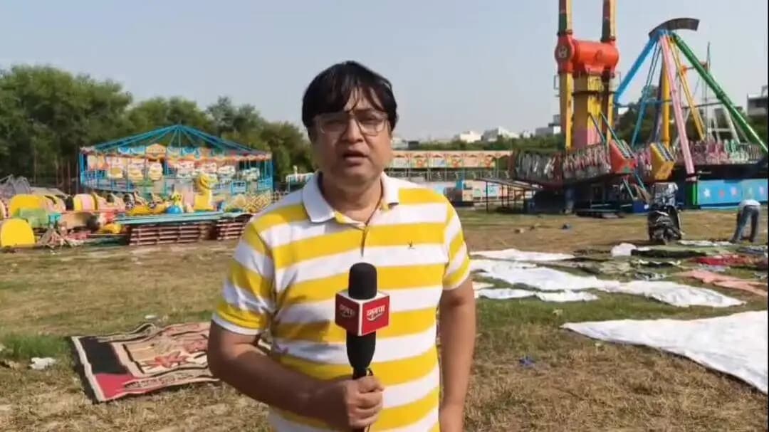 यमुना विहार: विवेक विहार के डीडीए ग्राउंड में रामलीला की तैयारियां तेज