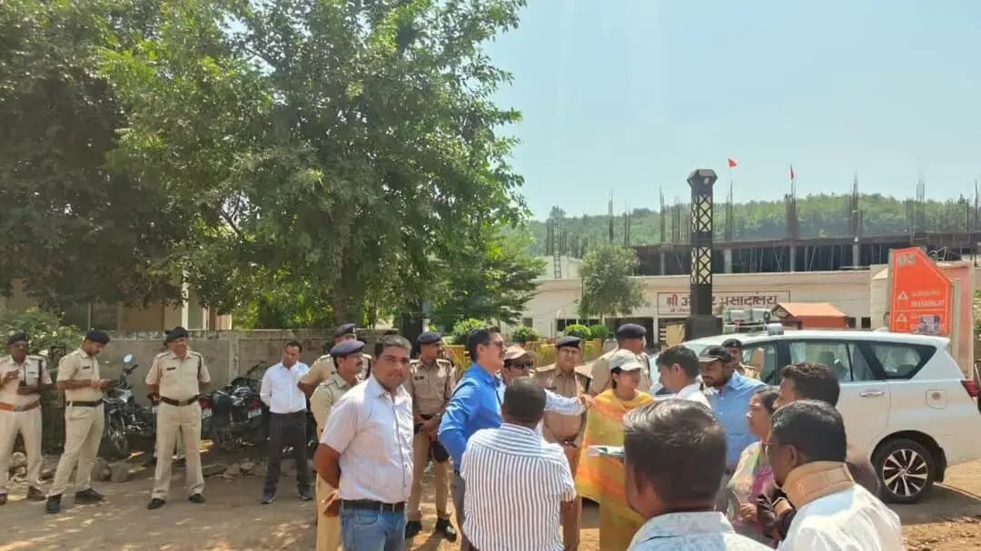 खालवा: ओंकारेश्वर में सिंहस्थ 2028 की तैयारियों के तहत निर्माण कार्यों का निरीक्षण