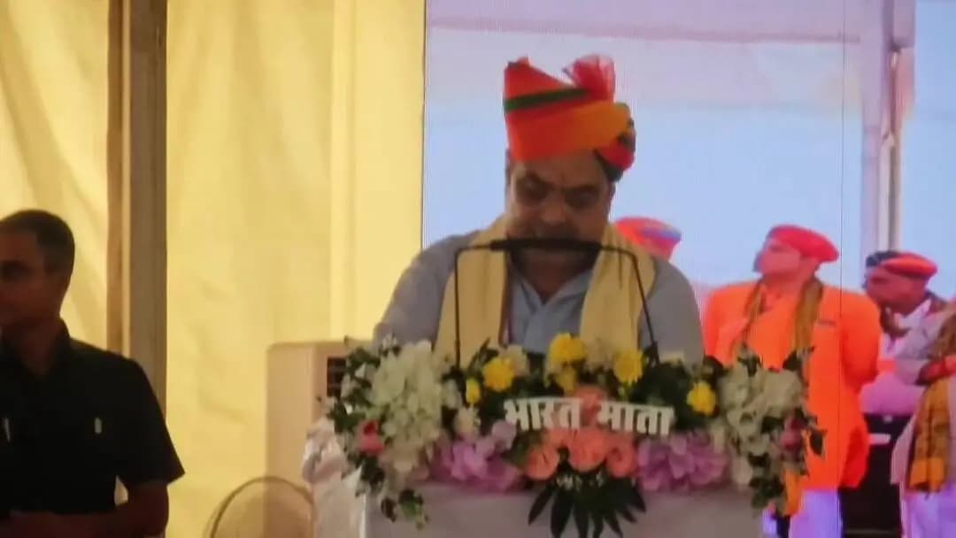 चौहटन: भजनलाल शर्मा ने कांग्रेस पर हमला, बाड़मेर-जैसलमेर में अकाल राहत की बड़ी घोषणा