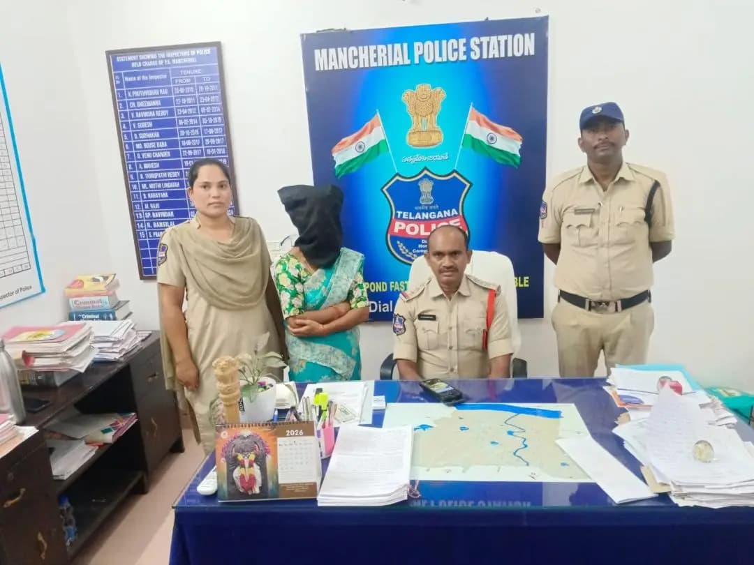 మంచిర్యాల: మంచిర్యాల హత్య కేసు: రోకలితో భర్తను చంపిన భార్య, కూతురు - రిమాండ్కు తరలింపు