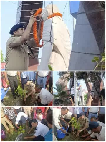 आज दिनांक 02.10.2026 को राष्ट्रपिता महात्मा गांधी जी की जयंती के अवसर पर जिला पदाधिकारी एवं पुलिस अधीक्षक, कटिहार द्वारा शहीद चौक स्थित महात्मा गांधी जी की प्रतिमा पर पुष्पांजलि अर्पित कर माल्यार्पण किया गया तथा उन्हें नमन किया गया।
इस अवस