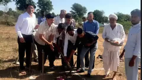 रेवदर: रेवदर के मंडार में स्वच्छता अभियान के तहत SWM पार्क की आधारशिला रखी गई, कचरा प्रबंधन को मिलेगी मजबूती