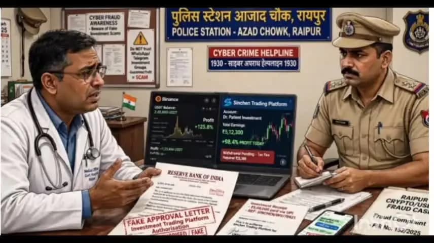 रायपुर: युवती ने फेसबुक पर दोस्ती कर मुनाफे का लालच देकर ऑनलाइन ट्रेडिंग के नाम पर ₹25 लाख का लगाया चुना, आप भी न आए