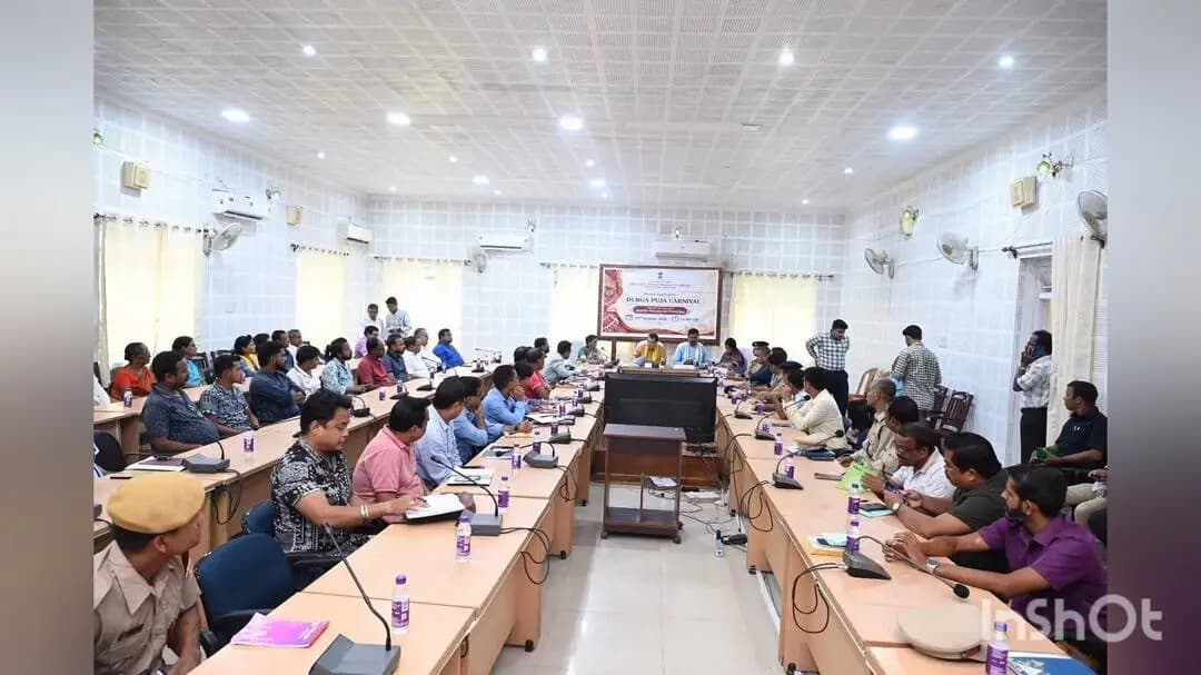 কৈলাশহর: কৈলাশহরে শারদীয় পুজো কার্নিভালের জন্য ঊনকোটি জেলা সতর্ক ও প্রস্তুত
