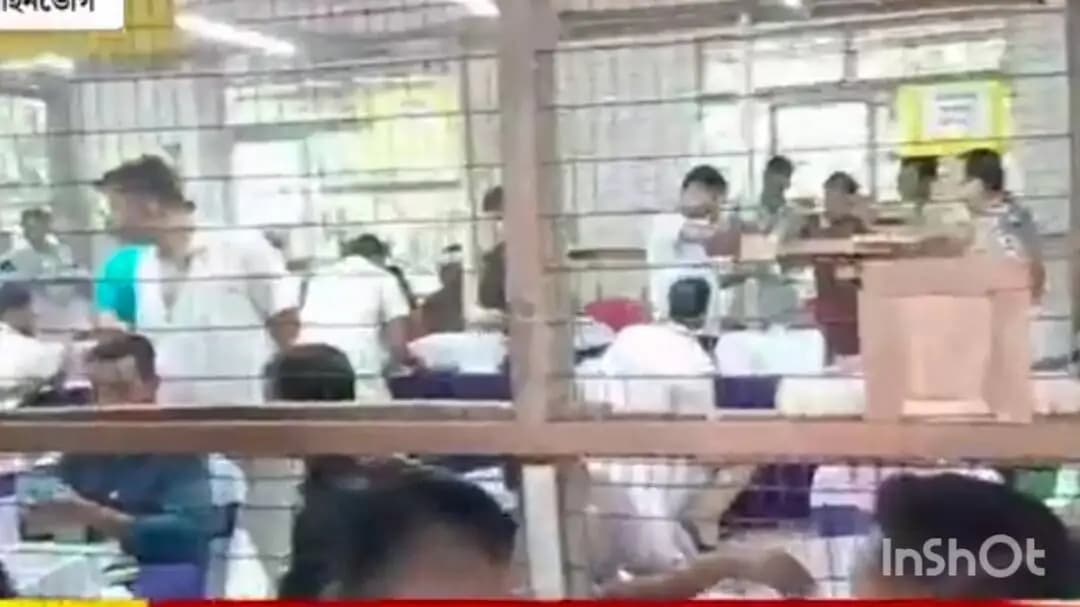 বিশালগড়: মোহনভোগ ইংলিশ মিডিয়াম স্কুলে ভিলেজ কাউন্সিল নির্বাচনের ভোট গণনা শুরু