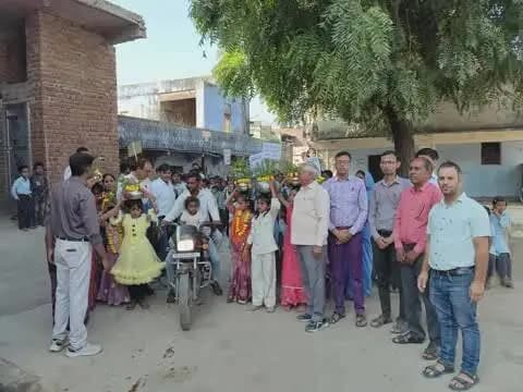 बूंदी: बूंदी के राजकीय विद्यालय में सेवा ज्योति कलश यात्रा, मानव सेवा का संदेश