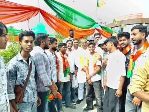 गदरपुर: गदरपुर विधायक अरविंद पांडेय ने रुद्रपुर में आयोजित भाजपा की सेवा ज्योति यात्रा में की शिरकत