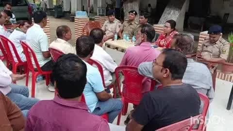 मनेर: मनेर थाना के परिसर में दुर्गा पूजा को लेकर शांति समिति बैठक का हुआ आयोजन