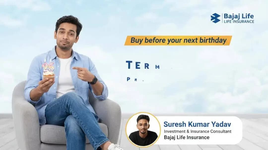 🎯 उम्र बढ़ने के साथ Term Insurance का Premium भी बढ़ सकता है!
इसलिए बेहतर है कि अपनी और अपने परिवार की Financial Securi