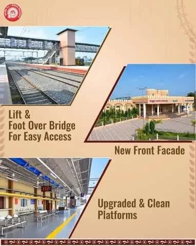 A new era of enhanced passenger amenities begins with Vellore Cantonment Amrit Station.
#RailInfra4TamilNadu