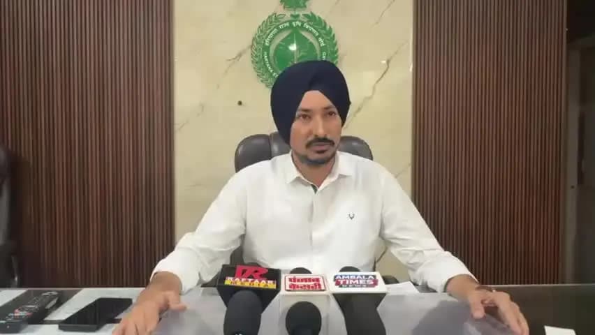 अम्बाला: अंबाला मंडी में भीगती फसल को लेकर बोले मंडी चेयरमैन