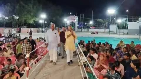 लोहारू: लोहारू में 53वीं आदर्श रामलीला का भव्य शुभारंभ, एसडीएम मनोज दलाल रहे मुख्य अतिथि
