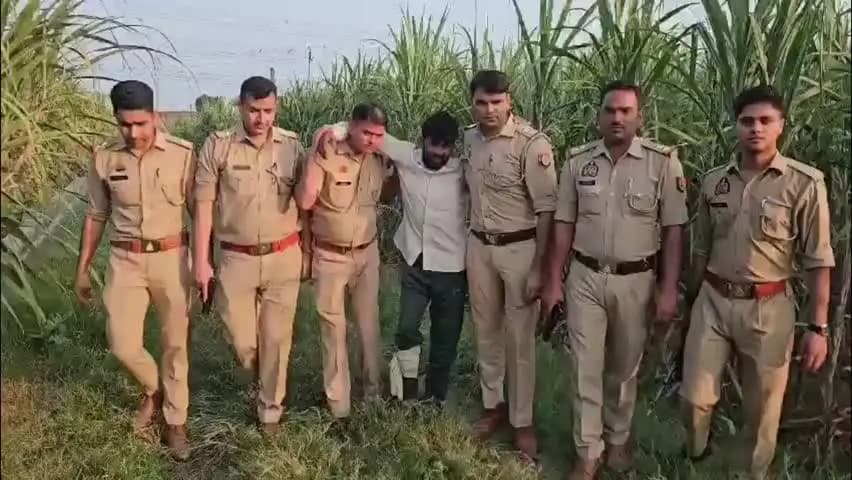 बड़ौत: पत्नी को लेकर भद्दे कमेंट करने पर इदरीशपुर में पुष्पेंद्र की हत्या, आरोपी मुठभेड़ में घायलावस्था में गिरफ्तार