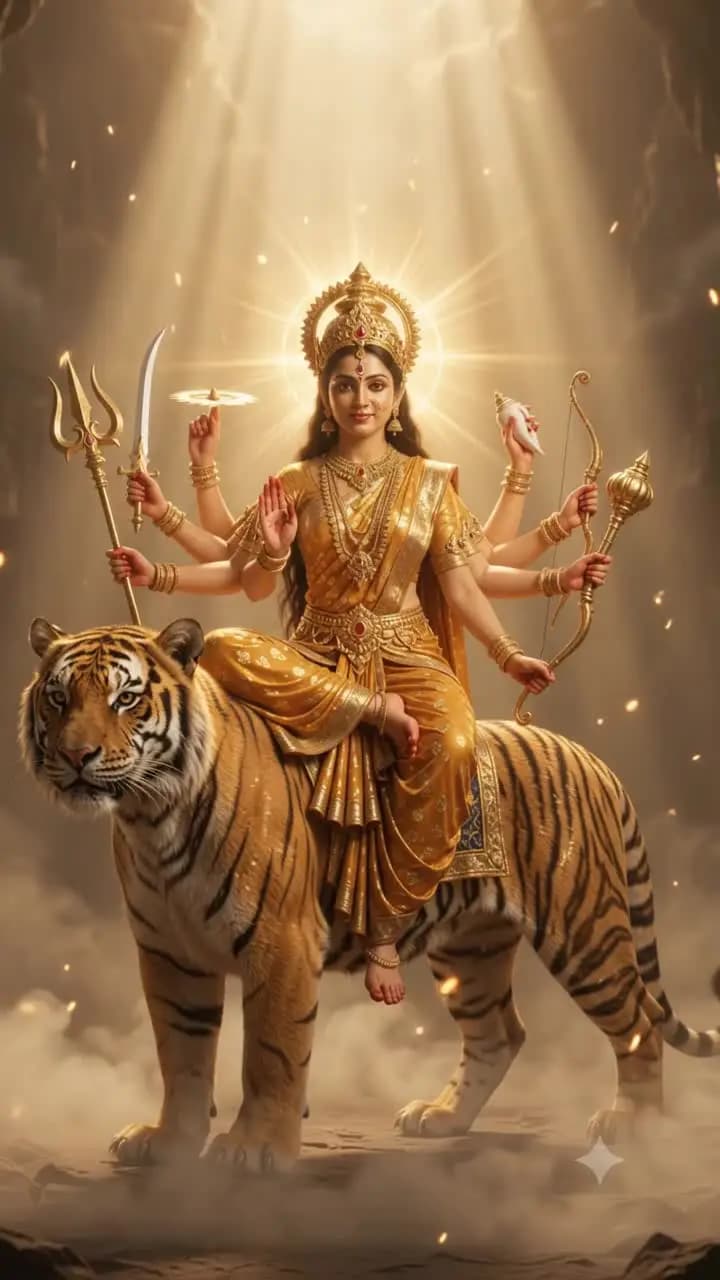 माता चन्द्रघंटा आज नवरात्र तृतीय दिवस