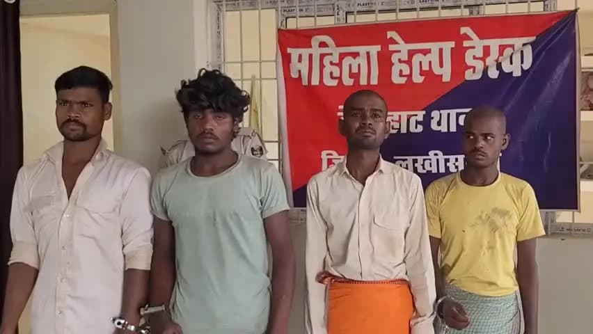 रामगढ़ चौक: तेतरहाट बस्ती में शराब के नशे में हंगामा करते चार शराबी गिरफ्तार, न्यायिक हिरासत में भेजे गए