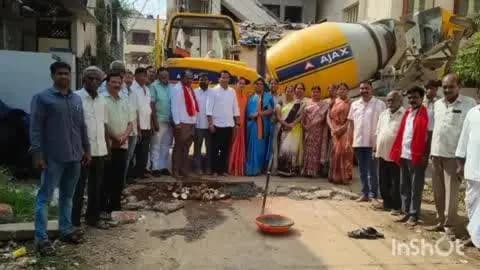 వికారాబాద్: వికారాబాద్ మున్సిపల్ 28వ వార్డులో నూతన సిసి రోడ్డు పనులు ప్రారంభించిన బిజెపి అసెంబ్లీ కోఆర్డినేటర్ వడ్ల నందు