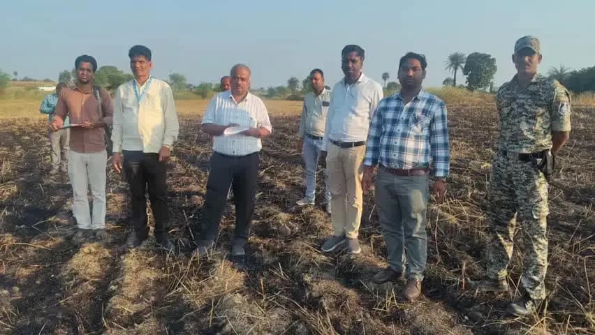नटेरन: जिले में नरवाई जलाने पर प्रशासन सख्त, दो किसानों पर हुई कार्रवाई