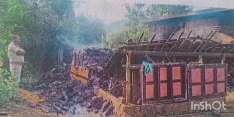 उदयनगर: लड़की भगाने के पुराने विवाद में रंजिश के चलते मकान में लगाई आग, 4 आरोपियों पर केस दर्ज