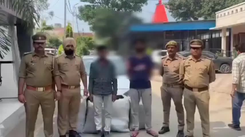 बुढ़ाना: पुलिस ने बुढ़ाना-खतौली मार्ग पर चेकिंग के दौरान दो गांजा तस्करों को गिरफ्तार कर न्यायालय में पेश किया