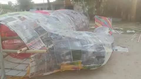 शाहपुरा: शाहपुरा में रावण के पुतले को किया जा रहा है तैयार, 20 अक्टूबर को होगा दहन