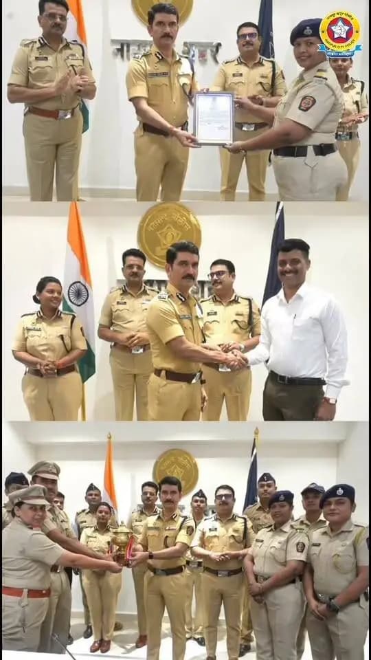 🏆 नागपूर शहर पोलीस दलाची राज्यस्तरावर उल्लेखनीय कामगिरी! 🚔✨
पुणे येथे आयोजित २१ व्या महाराष्ट्र राज्य पोलीस कर्तव्य मेळावा २०२६ मध्ये नागपूर शहर पोलीस दलाने एकूण १२ पदकांची कमाई करत राज्यात द्वितीय क्रमांक पटकावला! 🥈
अधिकारी व अंमलदारांच्या कौशल्य, ज्ञान, मेहनत आणि व्यावसायिक उत्कृष्टतेचा हा अभिमानास्पद गौरव! 💐
मा. पोलीस आयुक्त विश्वास नांगरे पाटील यांच्या हस्ते पदकविजेत्यांचा सन्मान करण्यात आला.
🏅 सर्व पदकविजेत्यांचे मनःपूर्वक अभिनंदन!
नागपूर शहर पोलीस — कर्तव्य, कौशल्य आणि उत्कृष्टतेचा अभिमान! 🇮🇳
#NagpurPolice #MaharashtraPolice #PoliceDutyMeet2026 #NagpurCityPolice #ProudMoment #PoliceExcellence #महाराष्ट्रपोलीस #नागपूरशहरपोलीस