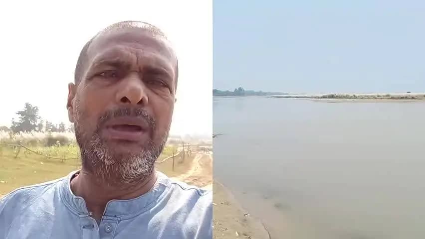 जयनगर: नवरात्रा शुरू होते ही दुर्गा मंदिर परिसर स्थित हनुमान मंदिर के पुजारी फर्दाही टोल स्थित कमला नदी परिसर में दिन-रात पूजा कर रहे