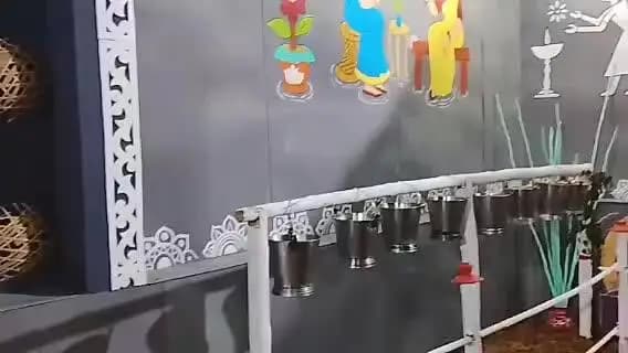 সাব্রুম: সপ্তমীর দ্বিতীয় দিনে বিকাল থেকেই সাব্রুমে ভক্তদের ভীড়,যুব শক্তি ক্লাবের বিশেষ আকর্ষণ গ্রাম বাংলা