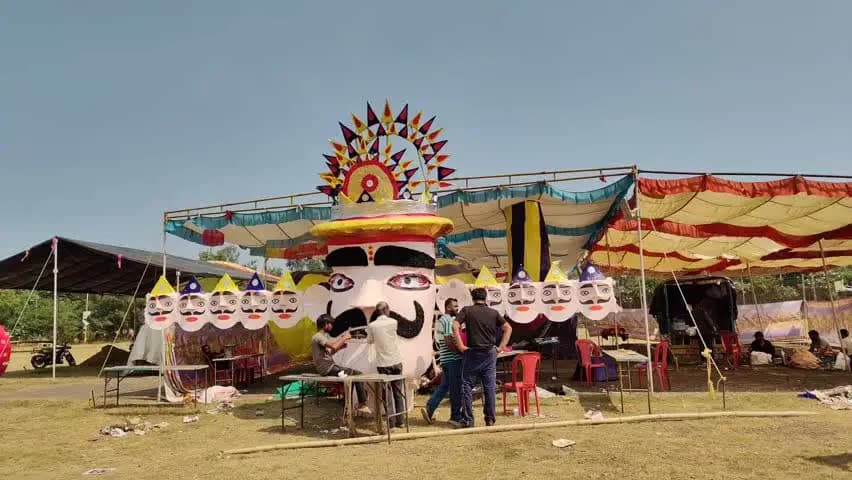 मंदसौर: मंदसौर में कल होगा रावण, कुंभकरण और मेघनाद के पुतलों का दहन, भव्य आतिशबाजी रहेगी आकर्षण