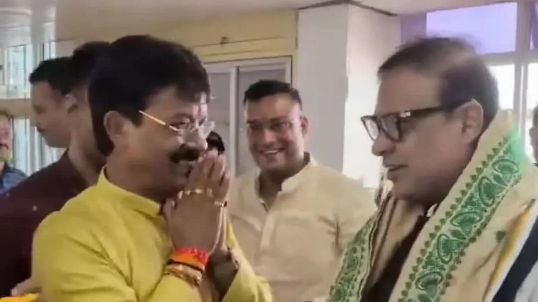 শিলচর: শিলচরে অসমের মূখ্যমন্ত্রীকে বিপুল সংবর্ধনা