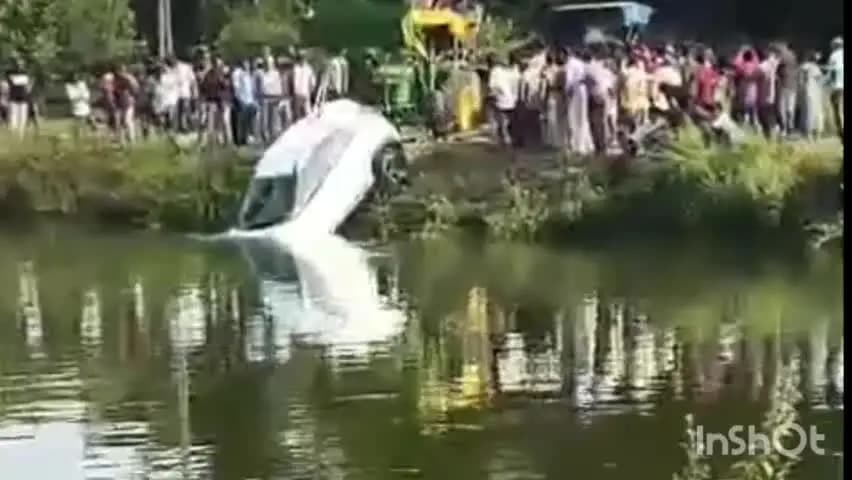 નડિયાદ: નડિયાદ નજીક કેનાલમાં કાર ખાબકતાં NRI પરિવારનો યુવાન લાપતા,