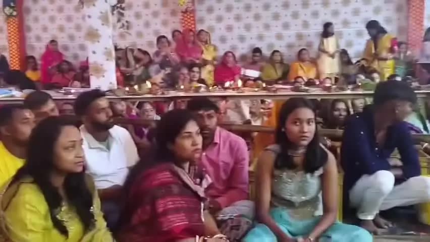 सोनुआ: सोनुआ चेकनाका दुर्गा पूजा पंडाल में महाअष्टमी पर संपन्न हुई संधि बलि