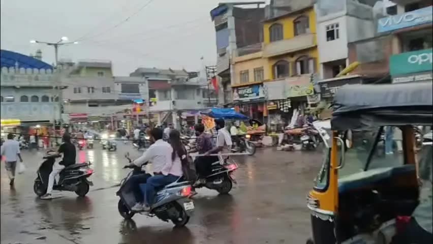 सागर नगर: दक्षिणी राजस्थान में बने मौसमी तंत्र से सागर शहर का मौसम अचानक बदला, बारिश से घुली ठंडक