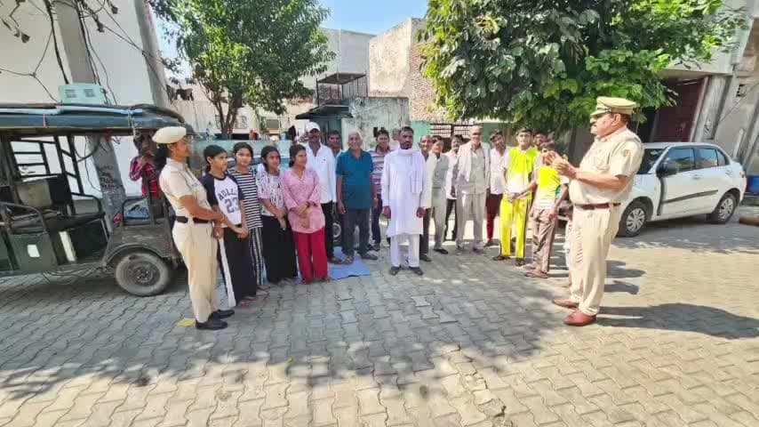 पानीपत: पुलिस की नशा मुक्त अभियान टीम ने आज समालखा में चलाया अभियान
