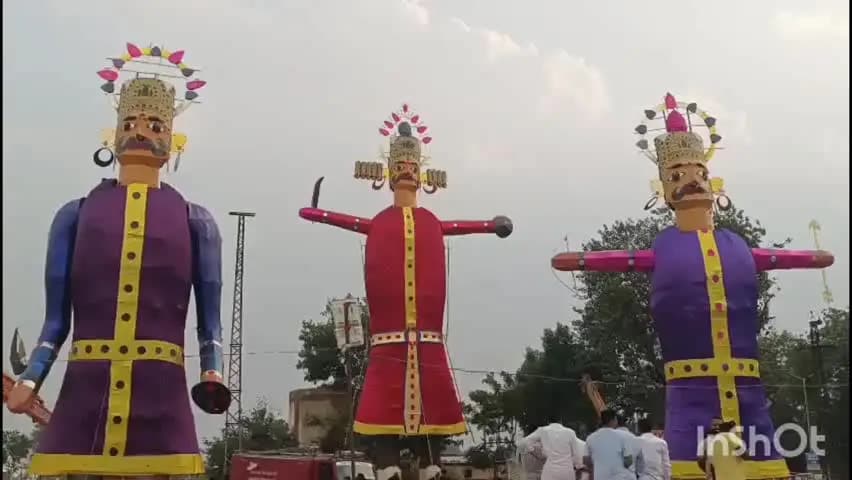 निम्बाहेड़ा: निंबाहेड़ा में 80 फीट ऊंचे हाईटेक रावण का होगा दहन, पुतला रिमोट कंट्रोल से जलेगा